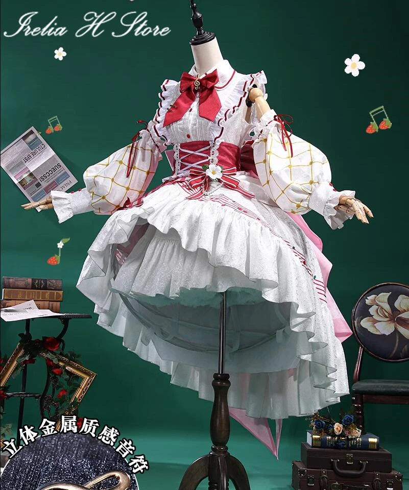 Irelia H Store mi & ku15th anniversary przebranie na karnawał mi & ku truskawkowa sukienka damska prezent na Halloween piękne sukienka lolita