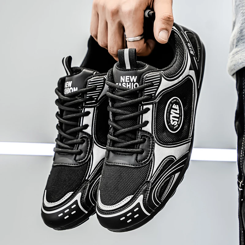 ELUVA Męskie buty Lekkie, oddychające sportowe trampki Antypoślizgowe buty sportowe dla mężczyzn Wygodne buty do chodzenia dla mężczyzn