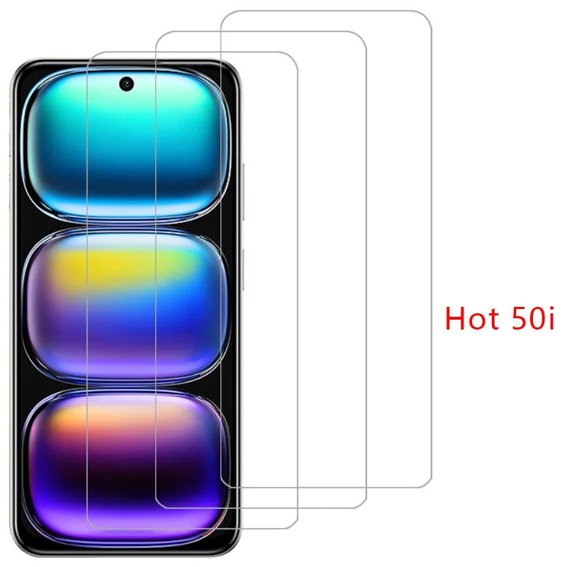 tempered glass for infinix hot 50i phone case on infinity hot50i 50 i i50 back cover 360 coque ifinix infini infinx infix infnix