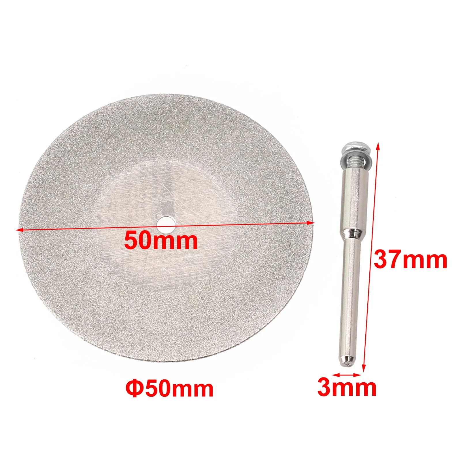 Cutting Wheel Blade Grinding Disc Kits Rotary Tool Wood Workshop Gem Jade Metal 40/50/60mm Diamond Metal Hardness