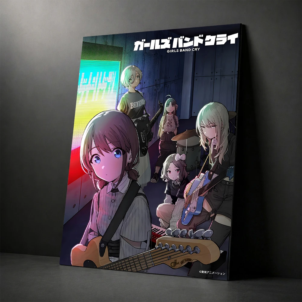 G-GIRLS BAND CRY Poster HD Wall Decor Anti-wrinkle for Bedroom/e-sports room Family Life Pet anime