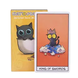 Cat Mancy The Kitten Tarot Cards 78 Cards Tarot Deck Divination Fate Tarot Oracle Cards Party Entertainment Board Game