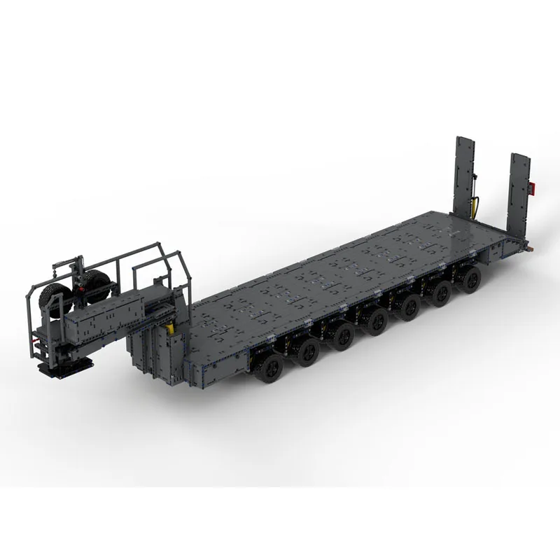 Building Block Model MOC-218981 City Freight Heavy Duty Trailer 6151 Parts Birthday New Year Christmas Custom Toy Gift
