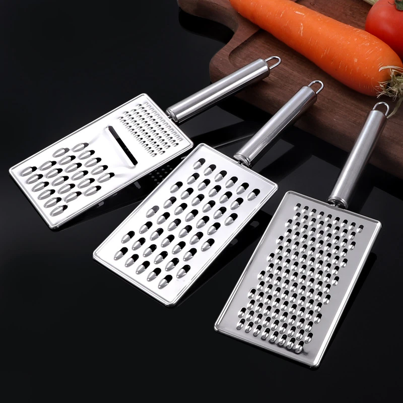 Hand-held Stainless Steel Slicer Multifunctional Manual Carrot Shredders 3 in 1 Grater Kitchen Vegetable Fruit Tools