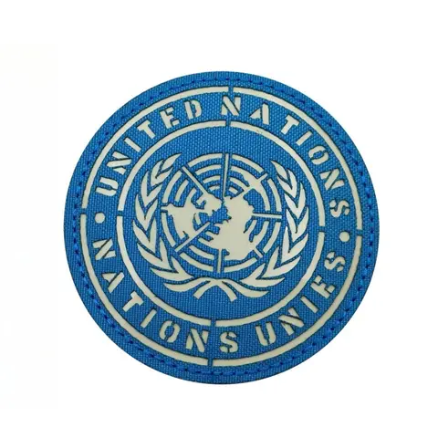 1 पीस संयुक्त राष्ट्र आर्मबैंड हुक और लूप रिफ्लेक्टिव ल्यूमिनस बैज संयुक्त राष्ट्र पहचान बैज 10 best sales राष्ट्र लीग पैच - №5