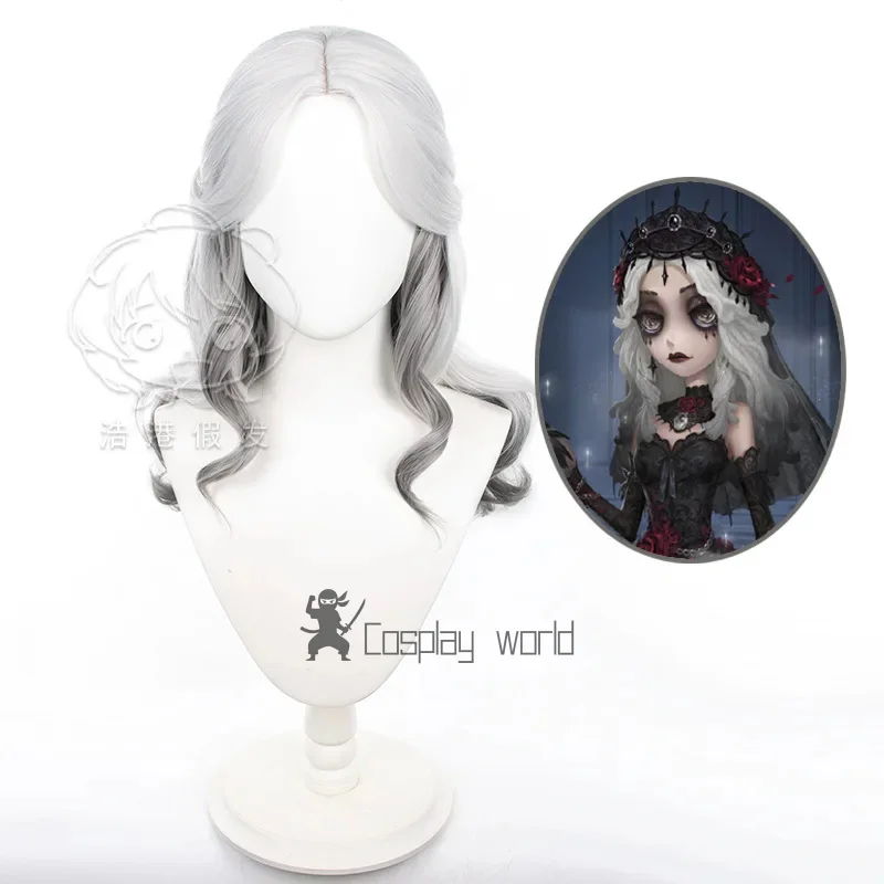 Jeu Ada Mesmer nuit éternelle Cosplay perruque femmes cheveux synthétiques 60 cm de Long Halloween fête identité V perruque + bonnet de perruque