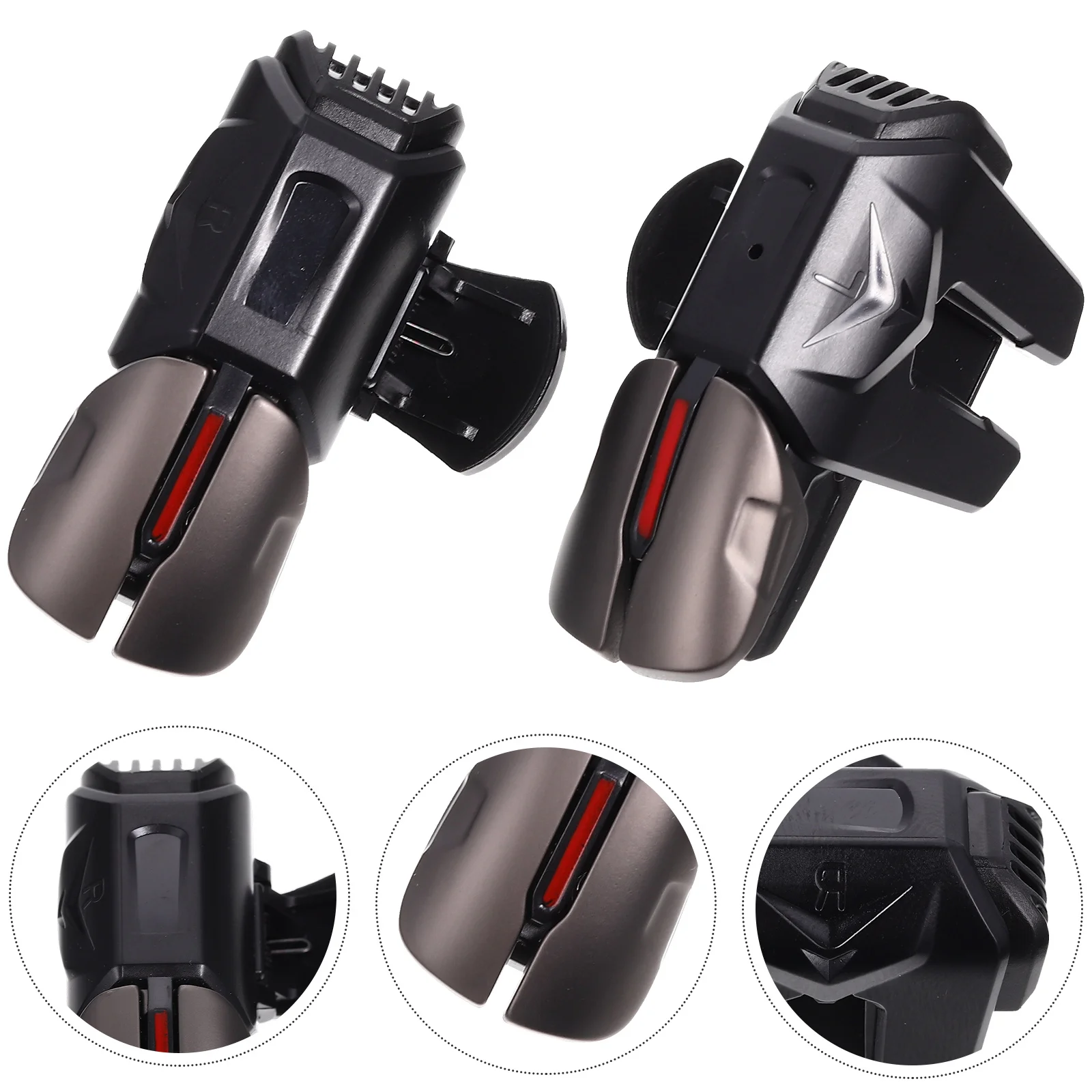 

1Pair Game Controller Trigger Practical Mobile Game Device Universal Compatibility Lightweight Portable Metal ABS Material