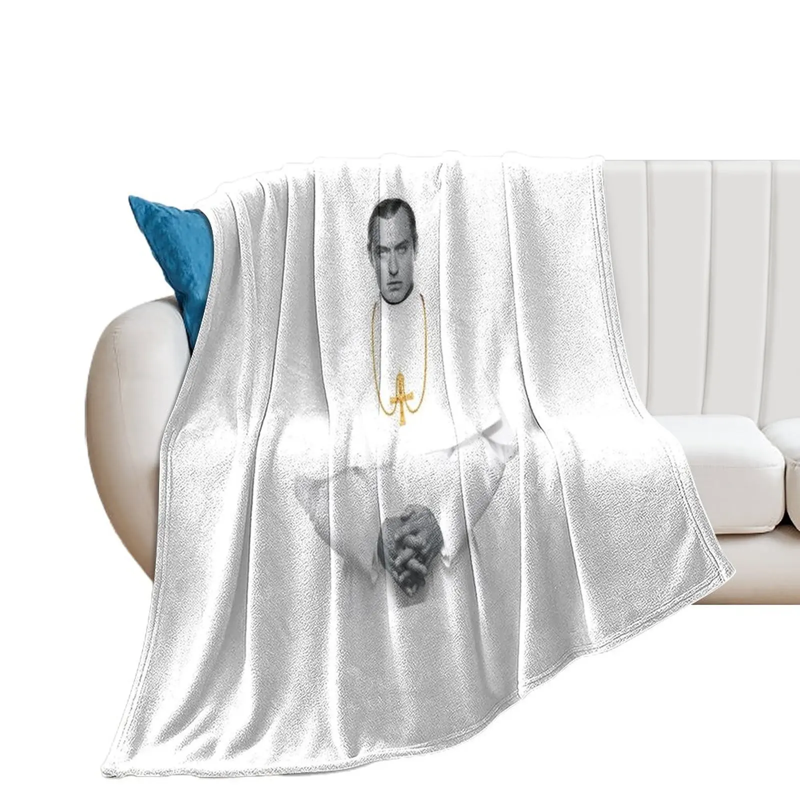 Lenny Belardo - Young Pope Pius XIII - Jude Law Throw Blanket funny gift Flannel Blankets