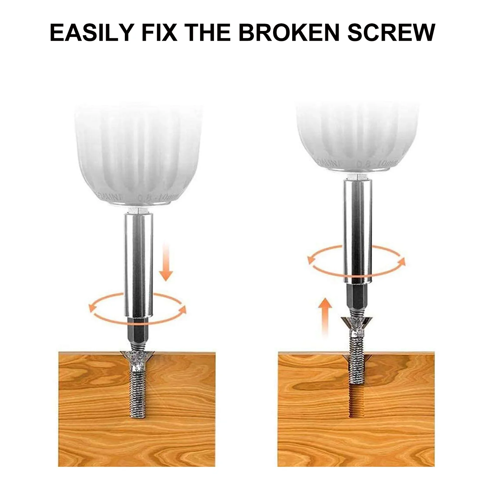 

22Pcs Damaged Screw Extractor Kit High Quality Steel Broken Bolt Remover Portable Storage Box Lock Function Stripped Screw