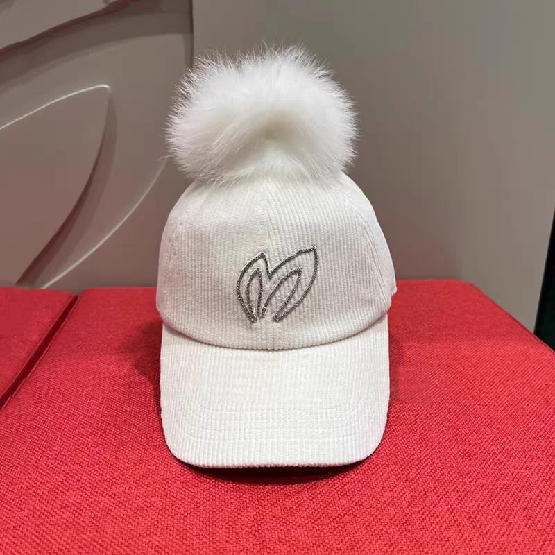 faionable-golf-ball-cap-women's-autumn-winter-new-sle-adjustable-bend-brim-sunade-hat-casual-thiened-windproof-cap