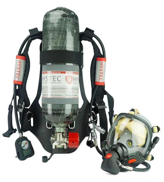 HC800 Self-contained air respirator with communication mask for fire equipment