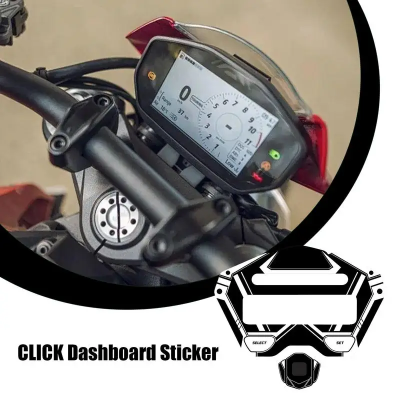 Motorcycle Dashboard Sticker Dashboard Protection Replacement Sticker High-Definition Speedometer Screen Protector Motorcycle