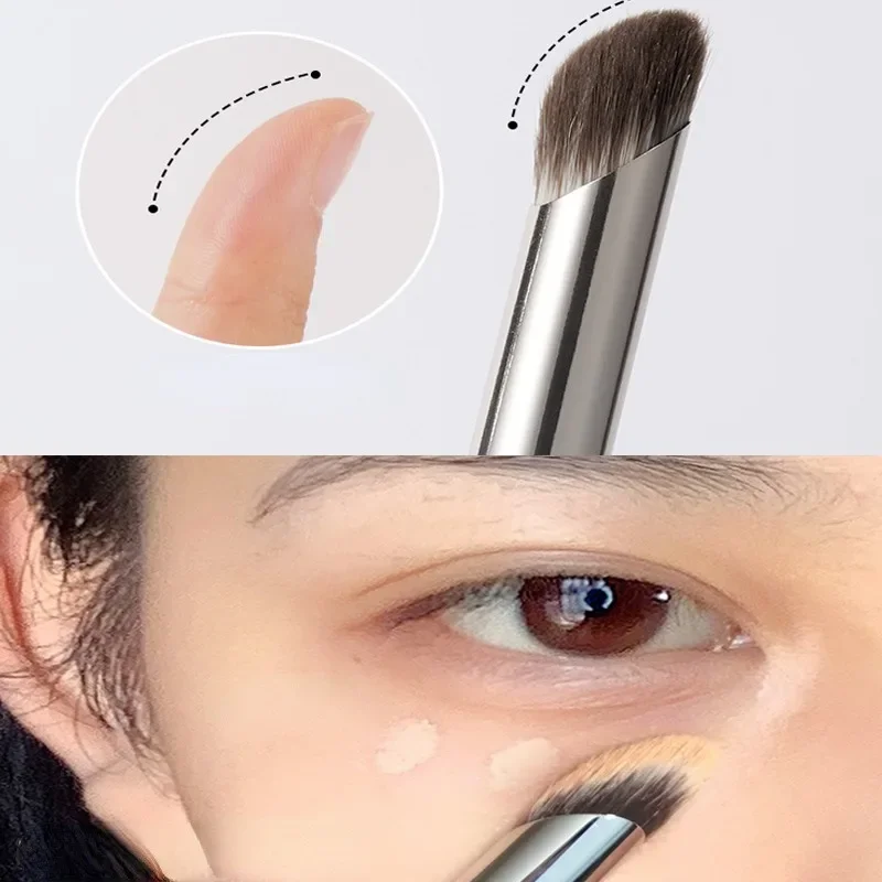 1 Pcs Concealer Makeup Brushes Precision Soft Fluffy Smudge Brush Cover Acne Dark Circles Multi-Function Detail Makeup Tools