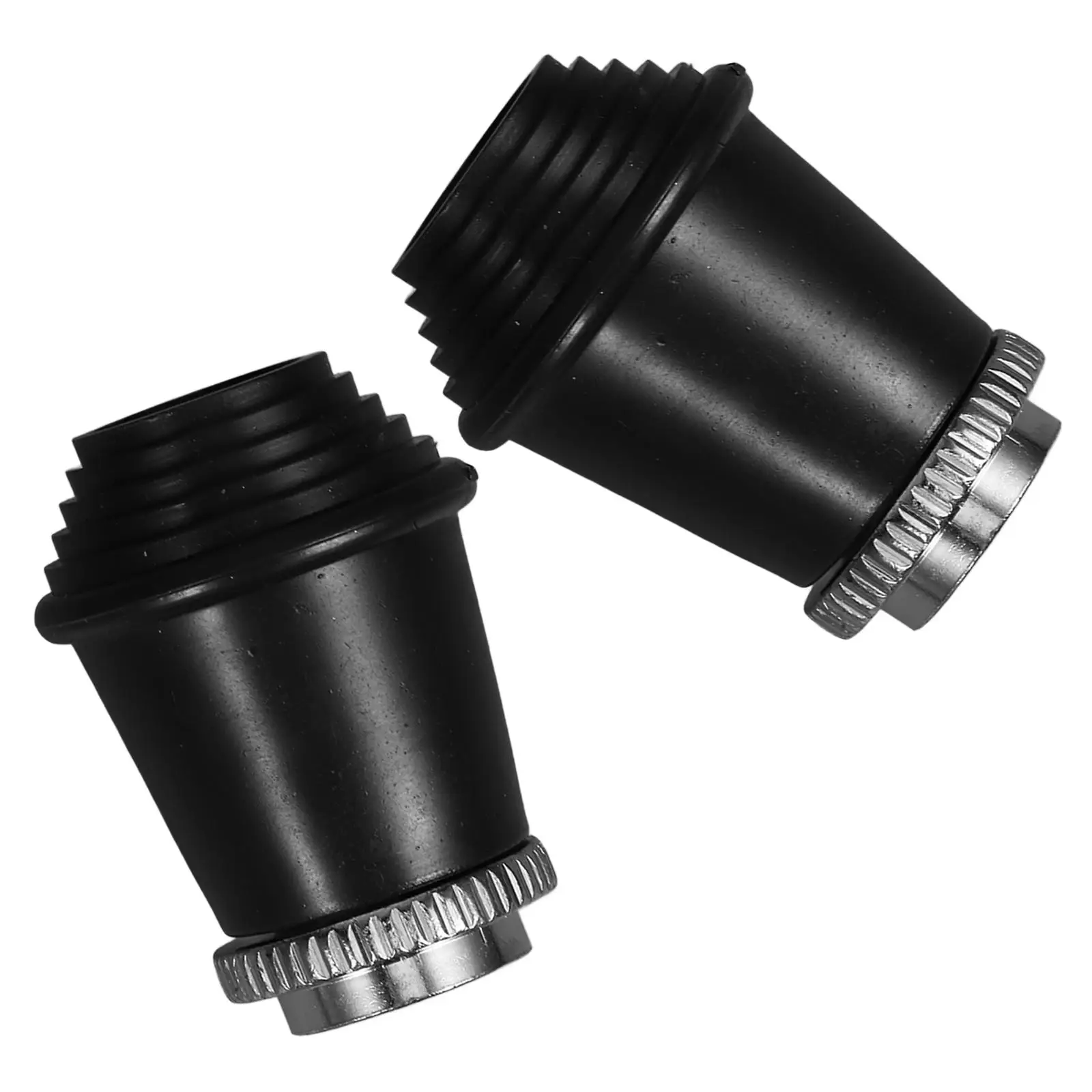 

2Pcs Rubber Feet Pads for Drum Stand Legs Rack Snare Parts Protector Durable Black Easy to Install Practical Function