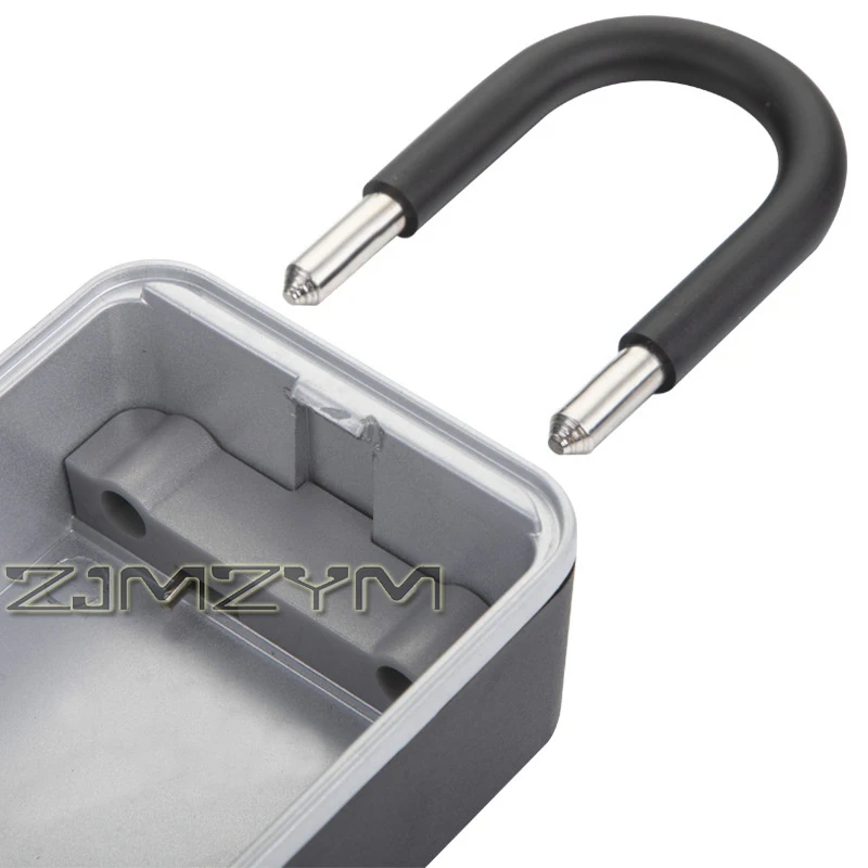 Aluminum Alloy Code Key Box Dust And Water/Peeping Proof Installation-free Password Key Box with Password Protection Cover