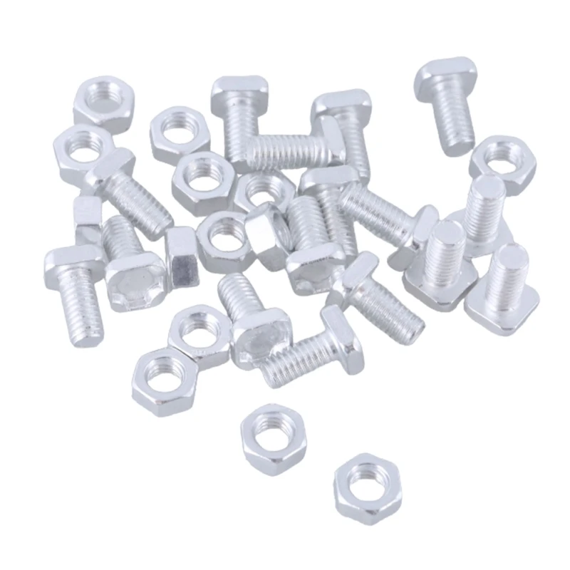 Pack of 50 Hammer Head Screws M6 Greenhouse Screws Aluminium M6x15mm Aluminium