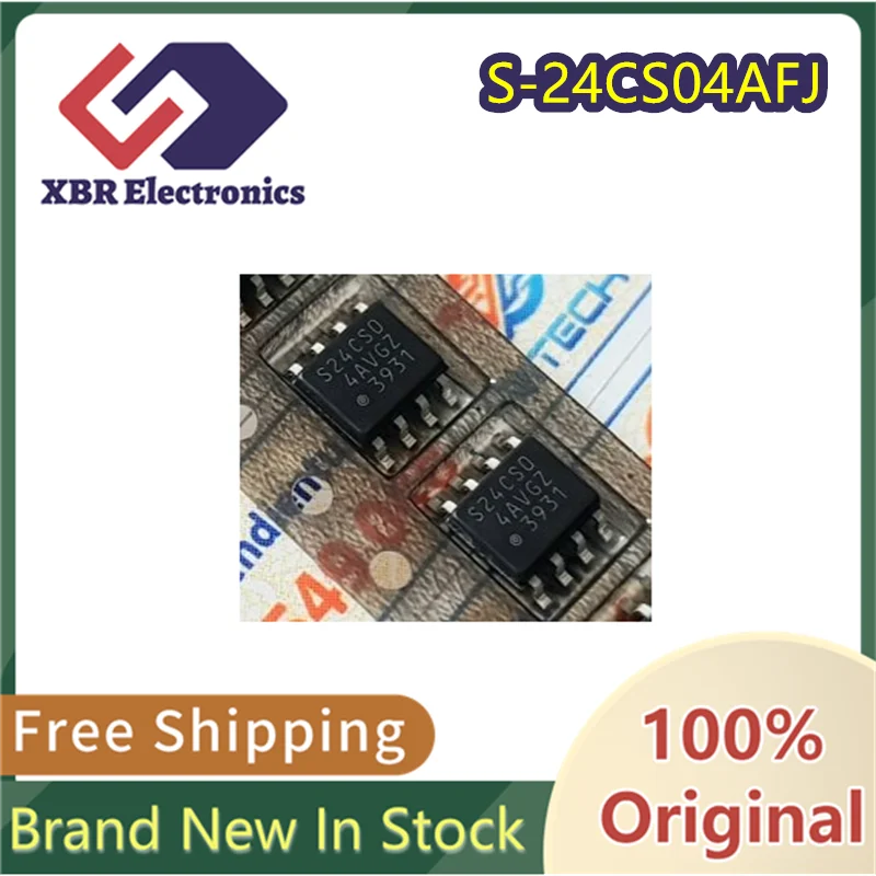 

(10/50 pieces) S-24CS04AFJ S24CS04A S24CS0 SOP8 4K memory chip IC New original authentic spot fast delivery free shipping