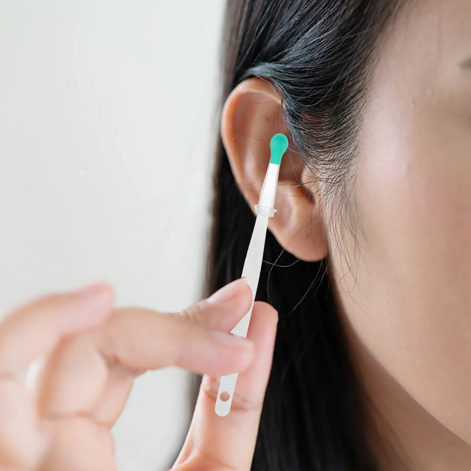 3 قطع من أطراف إزالة شمع الأذن البديلة المصنوعة من السيليكون، ملعقة تنظيف الأذن الناعمة المرنة للاستخدام المنزلي للمراهقين والبالغين والأسرة #5