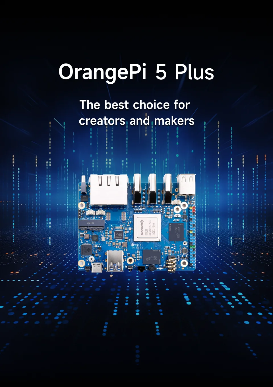 Komputer jednopłytkowy VivaChi – Orange Pi 5 Plus 16Gb recenzja i cena