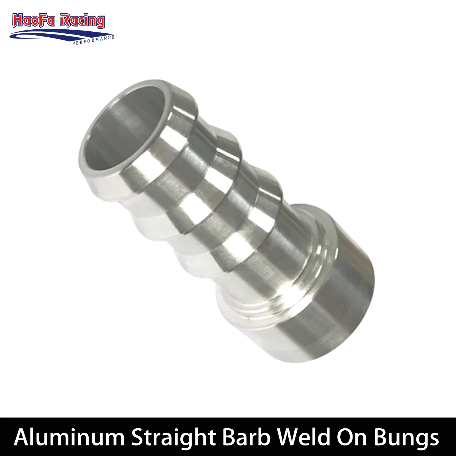 

Weld Push Lock Aluminum 1/4" 3/8" 1/2" 5/8" 3/4" Straight Barb Weld On Bungs Fitting Adapter Round Base Barb Universal Silver