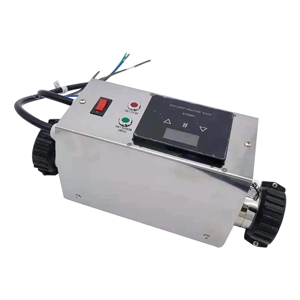 

3KW 220V Pool Heater Electric Swimming Pool and SPA Bath Heating Tub Water Heater Thermostat 220V Swimming Pool Accessories