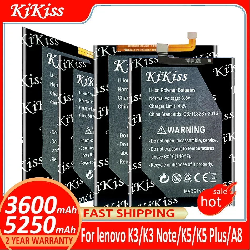 BL243 BL210 BL259 BL242 BL198 BL229 BL234 BL253 Battery For lenovo K3 K30-W K30-T A6000 A3860 A3900 A6010 Plus/ 3 3S A5000 A536