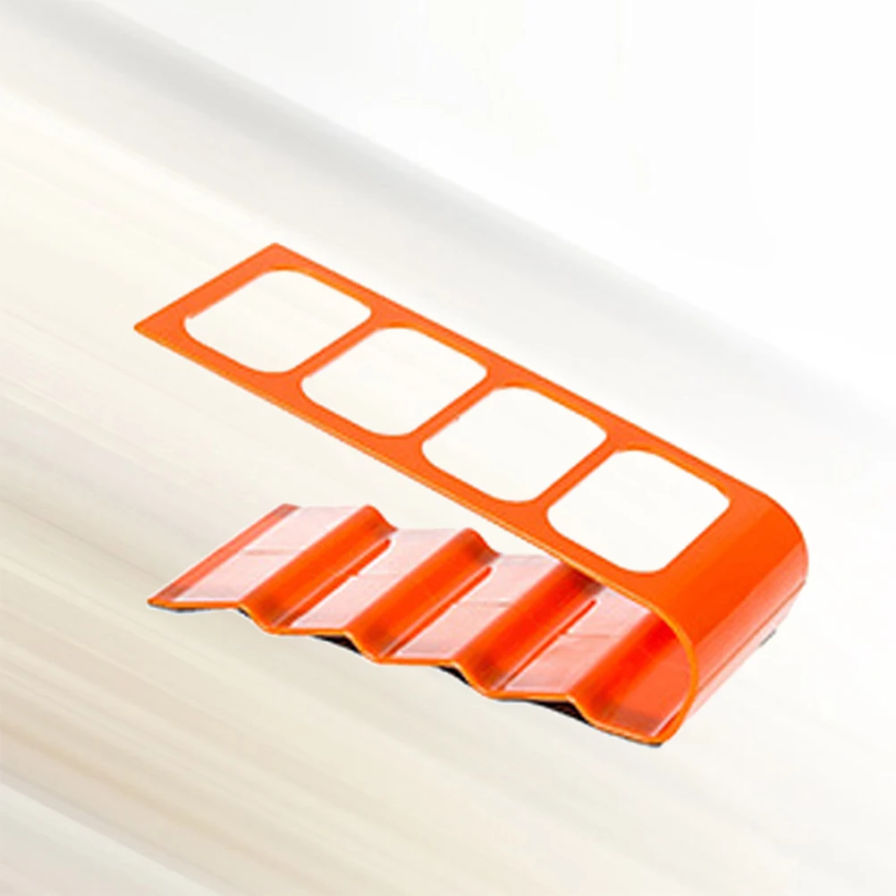 4 Grid Remote Control Organizer Tempat Remote Kompak Rak Penyimpanan Anti Selip Stabil