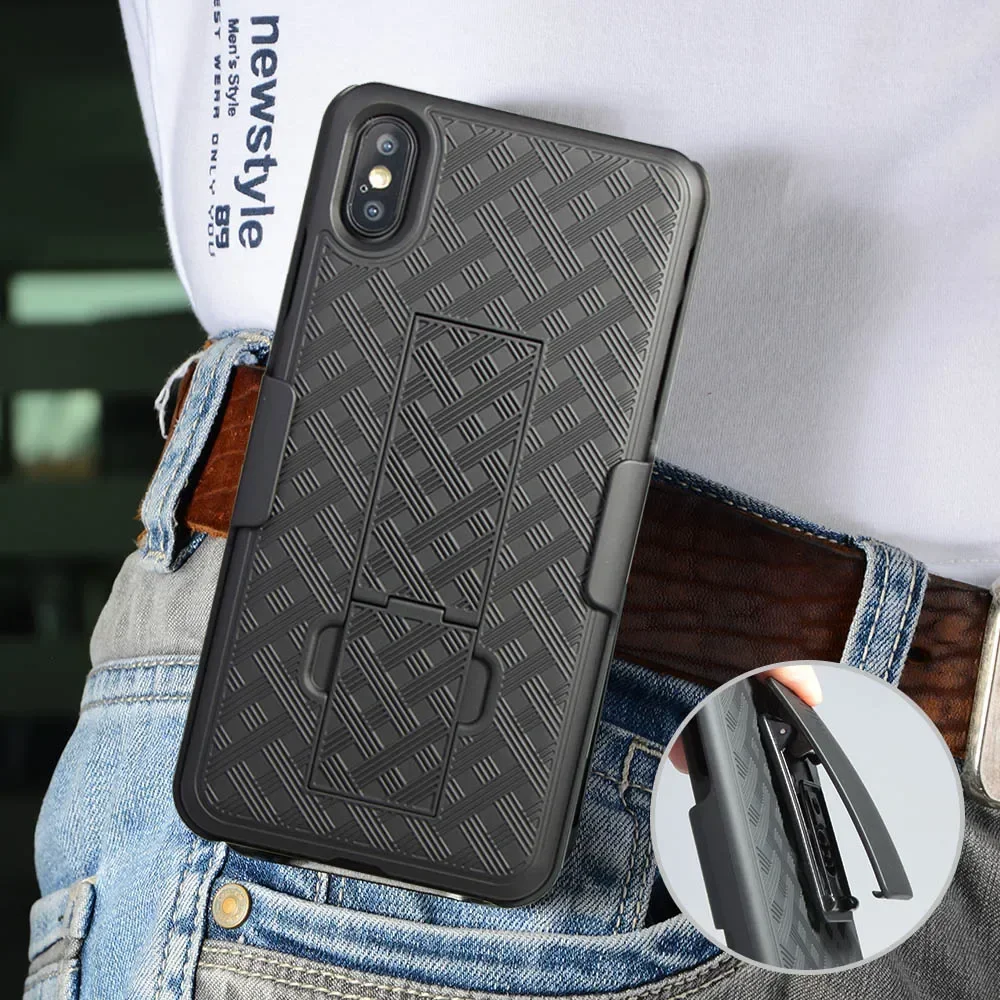 Waist Belt Clip Case Holder Running Sport Cover for IPhone X Xs 12 13 14 15 16 17 Air Pro Max FOR Samsung Galaxy S25 S24
