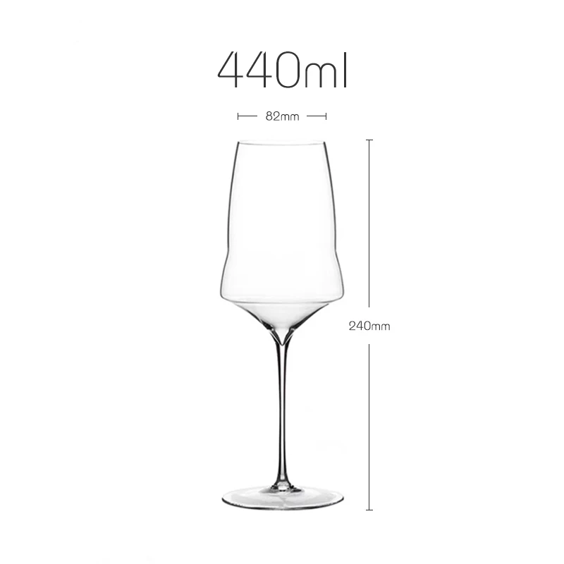 ZHUOJI Luxuriöses, hochwertiges Kristall-Weinglas im Josephinen-Stil, 0,5 mm, extrem dünn, handgefertigt, makelloser Champagnerbecher 3
