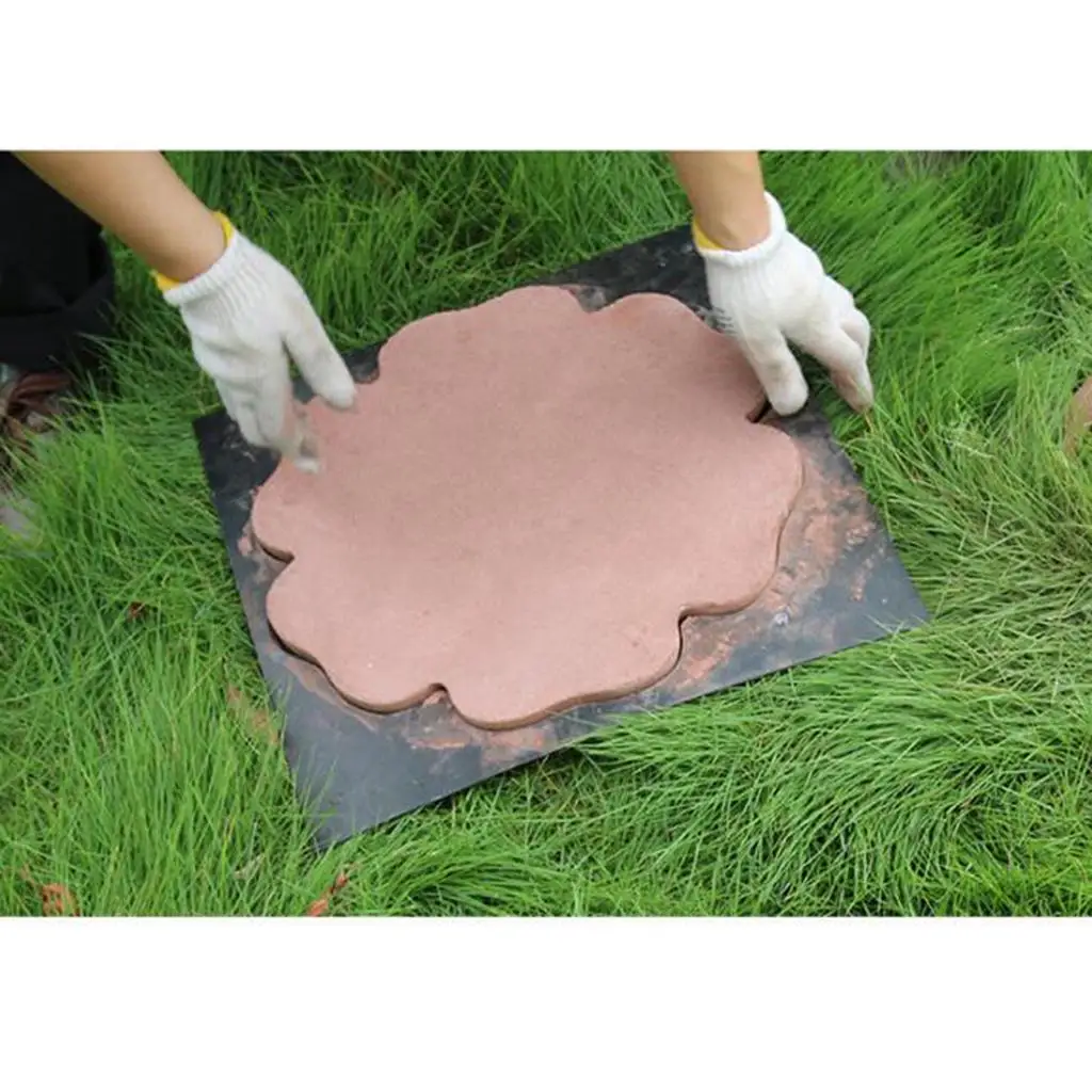 Concrete Path Maker Molds Stepping Stone Paver Large Size DIY Mold for Garden Walkway and Patio Paving Slabs