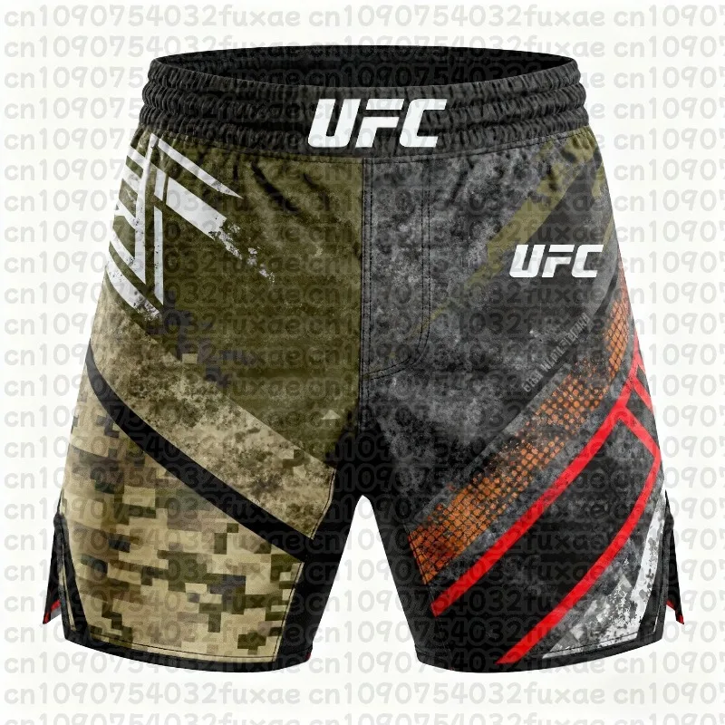 UFC New Fighting Competition Sports Men's and Women's Breathable Quick Drying Sweat Absorbing Boxing Training Shorts MOTO