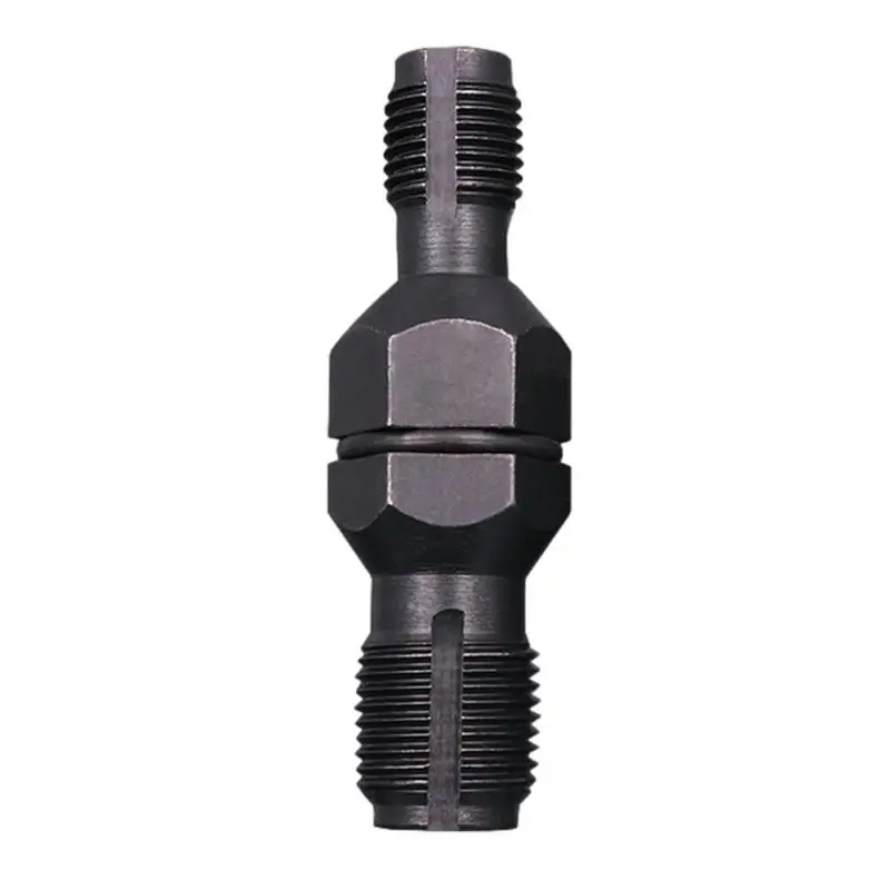 Car Spark Plug Thread Repair Tool Double-Ended Spark Plug Thread Insert Tap Carbon Steel Air Cylinder Thread Repair Kit