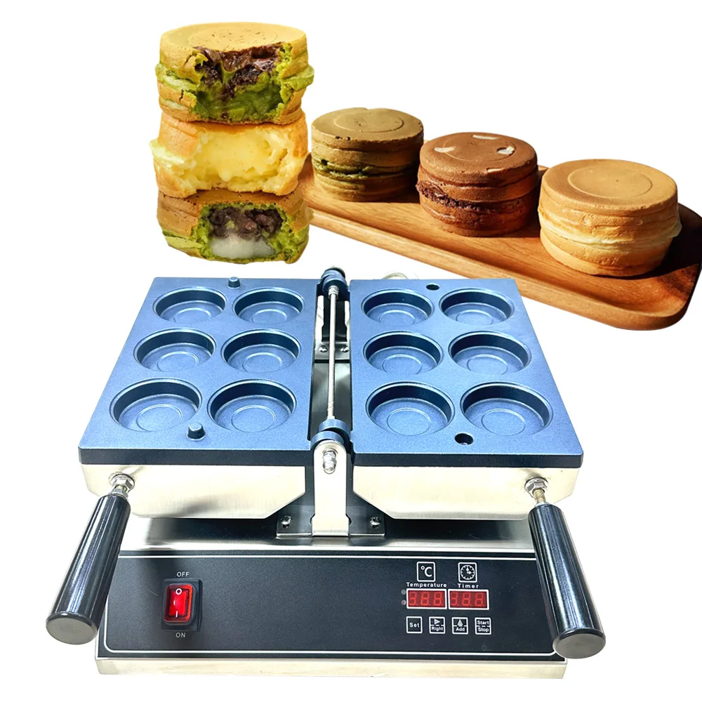 

Obanyaki Machines for Small Business Street Food Imagawayaki Waffle Makers Wheel Red Bean Cake Machines With CE