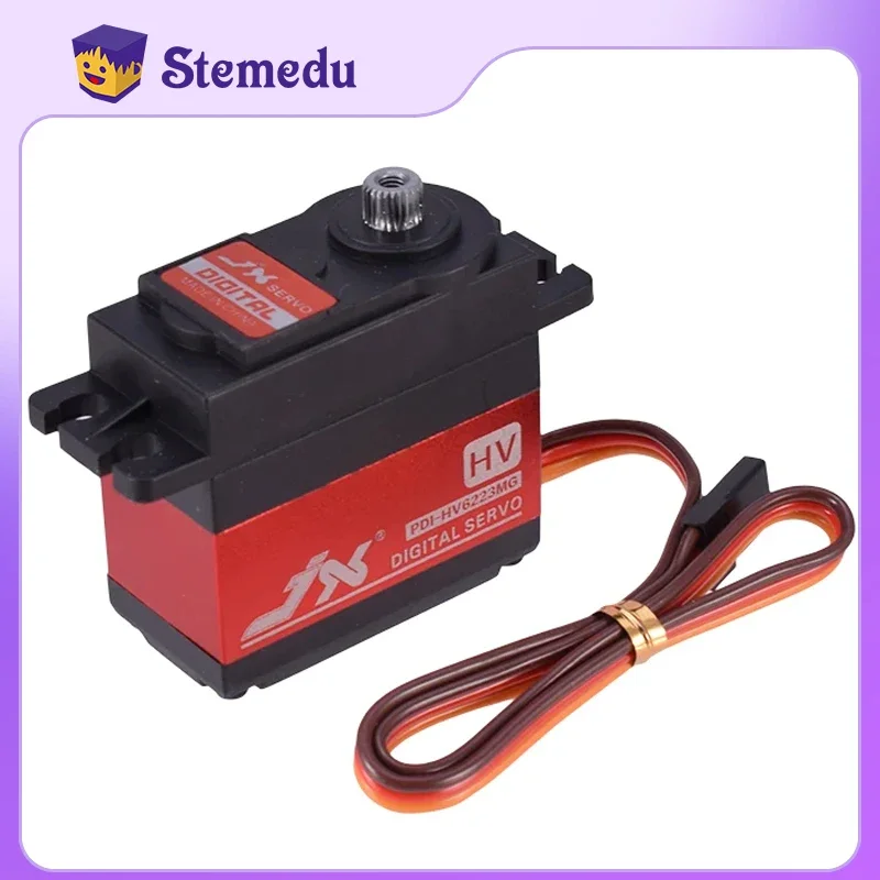 JX Servo PDI-HV6223MG 8.4V 23KG 0.16 วินาทีเกียร์โลหะดิจิตอลมาตรฐานเซอร์โวมอเตอร์สําหรับ Drone RC รถหุ่นยนต์เครื่องบินอะไหล่