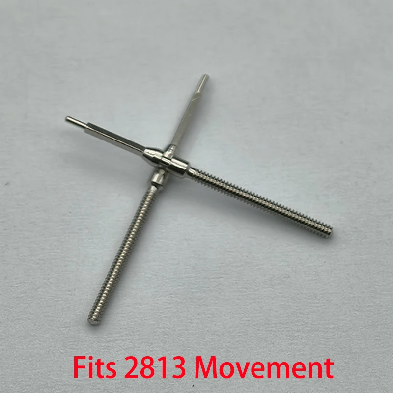 2PCS/4PCS 2813 스테인리스 스틸 크라운 무브먼트 크라운 스템 2813 자동 기계식 무브먼트 스템 교체 부품