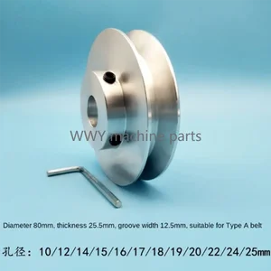 Đơn A, Loại A, Chất lượng cao, 40mm, 60mm, 80mm, ròng rọc vành đai 1pc 6 Ròng rọc bán hàng chính cho cáp thép - 3