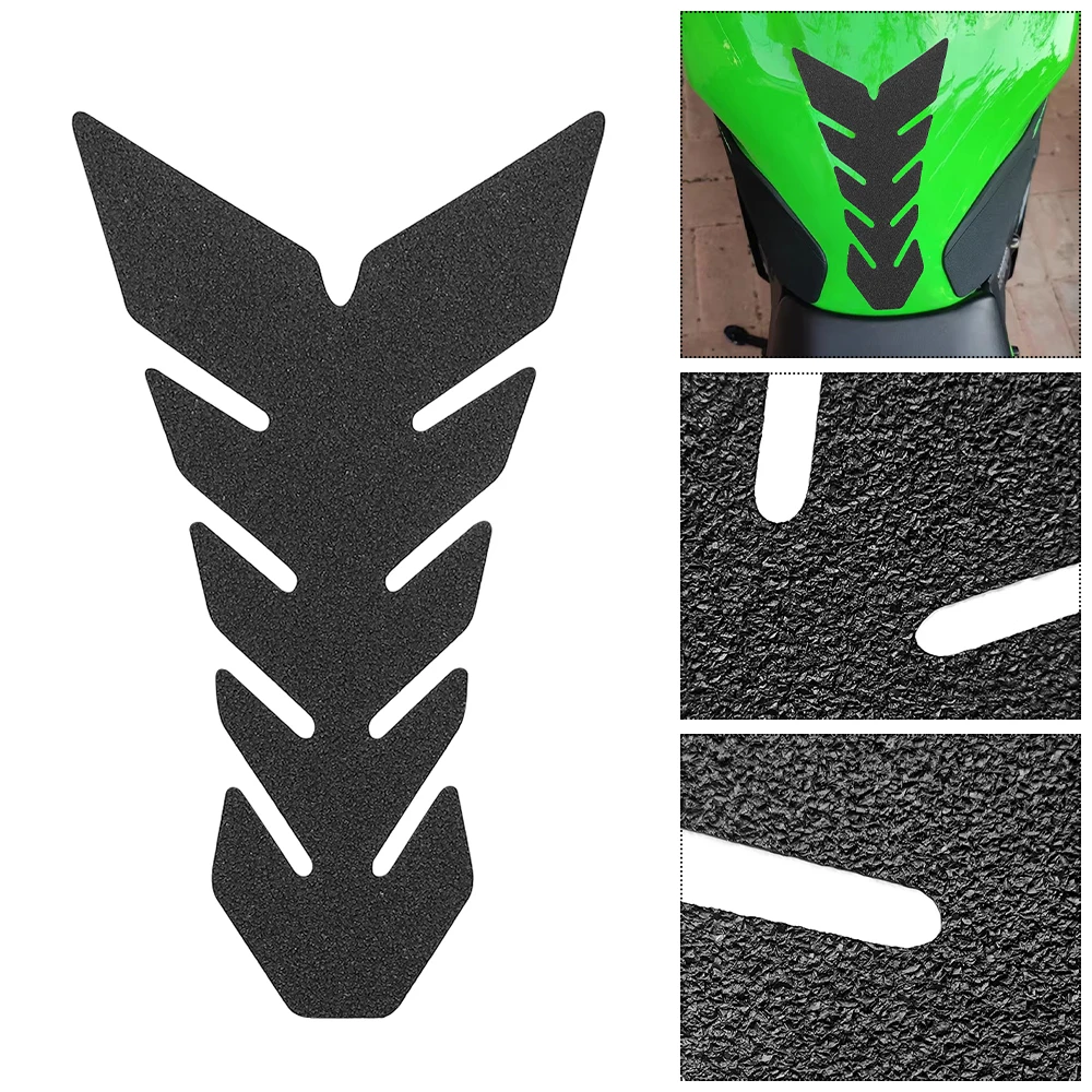 Universal Motorcycle Frosted Black Fuel Tank Pad Protector Sticker Decal Fit for Kawasaki Ninja 250R 300 400 500 500R 600R 650