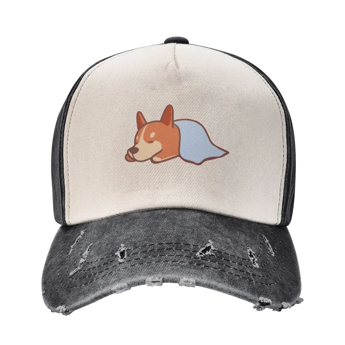 Sleepy Corgi Baseball Cap Kids Hat Beach Outing Luxury Man Hat Girl'S Hats Men's