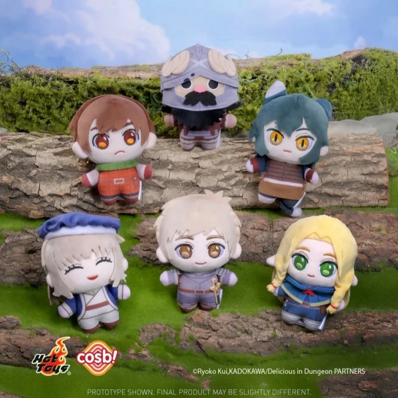Hot Seller Genuine Hottoys Cosbi Delicious In Dungeon Blind Box Plush Keychain Marcille Laios Falin Adorable Trendy Toy Gift FS
