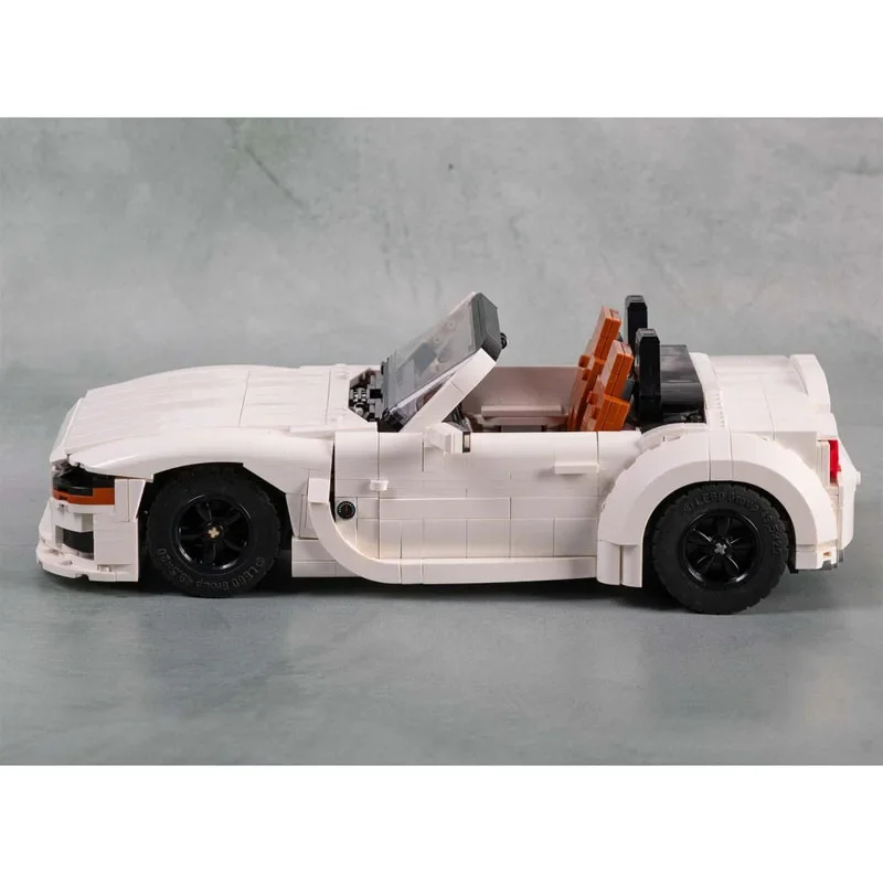 

MOC-213740White New Z4M Supercar Racing Building Blocks Model1187Parts MOC Creative Boy Kids Christmas Building Blocks Toy Gifts
