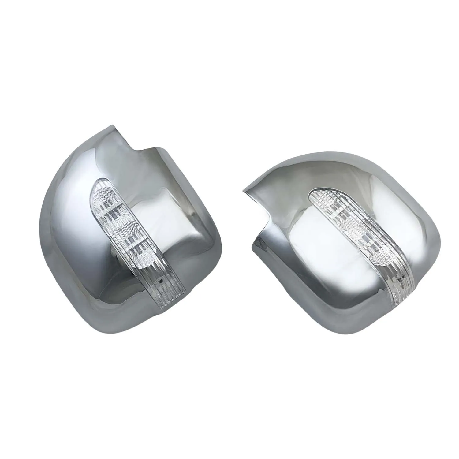 

Chrome Silver Side Door Mirror Cover with LED Light for Mitsubishi Montero 2001-2005 Car Accessory Exterior Decoration