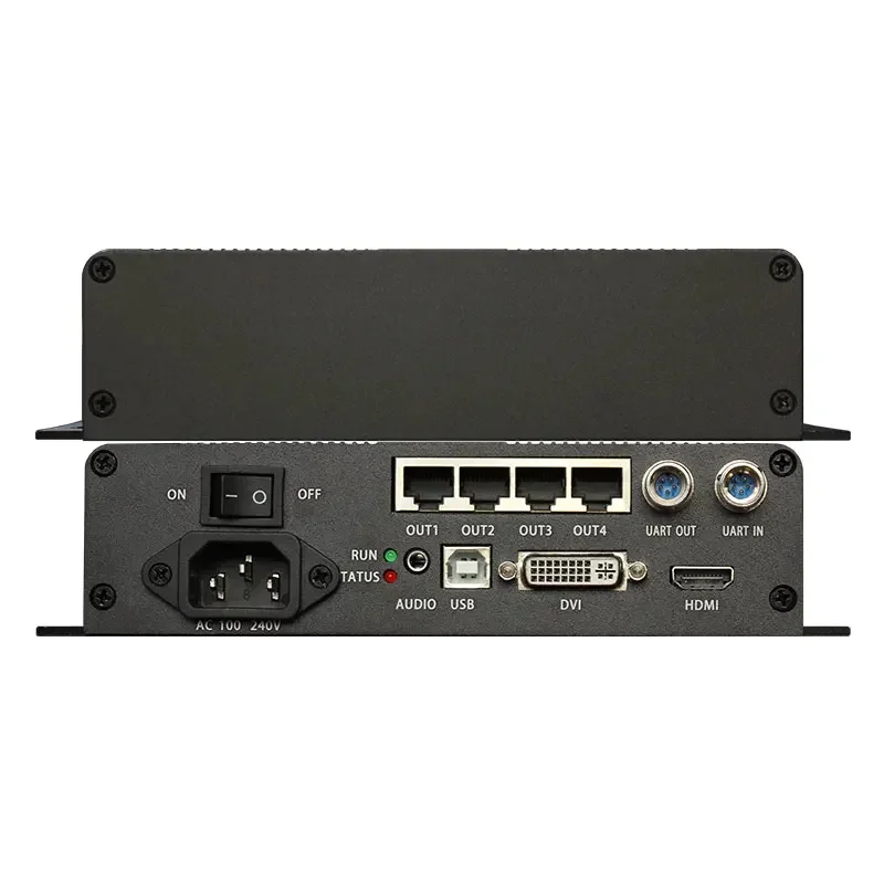 Full Color Led Display Sending Box LCB300 With MSD600 Four RJ45 Ports Support 2.6 Million Pixel Similar MCTRL600 Nova MCTRL660