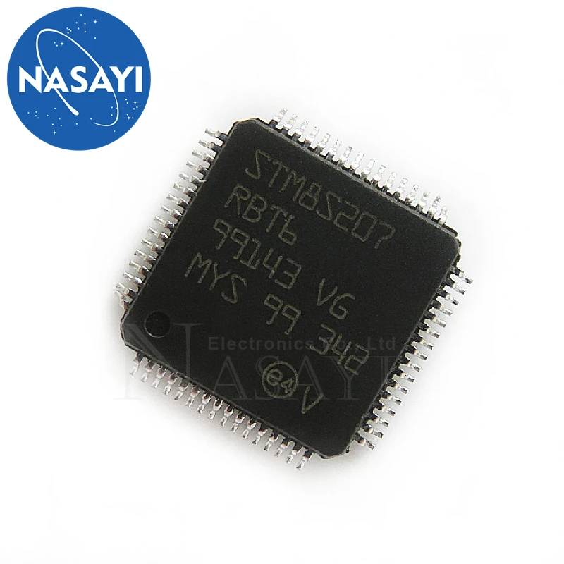 5pcs/lot STM8S207RBT6 STM8S207 QFP-64