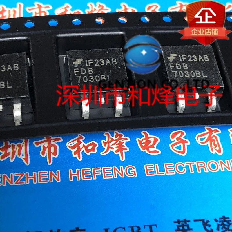 

10PCS FDB7030L TO-263 30V 60A in stock 100% new and original