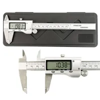 6 Inch 150mm Digital Vernier Caliper Stainless Steel Micrometer Measuring Tool Depth Ruler