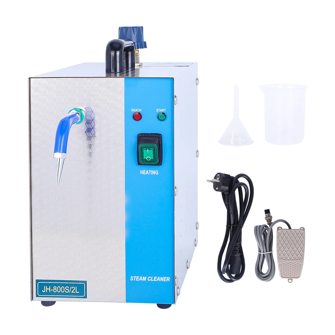 

Efficient cleaning! 2L capacity gold and silver stainless steel jewelry steam cleaning machine + handheld steam gun