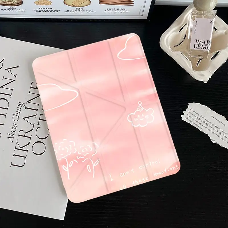 Y-Shape 3 Fold Protective Case For iPad A16 2025 11th Air11/13 IPad Mini6 8.3 air3 10.5 Pro 11 2020 iPad10.2 7/8/9th 4/5 10.9