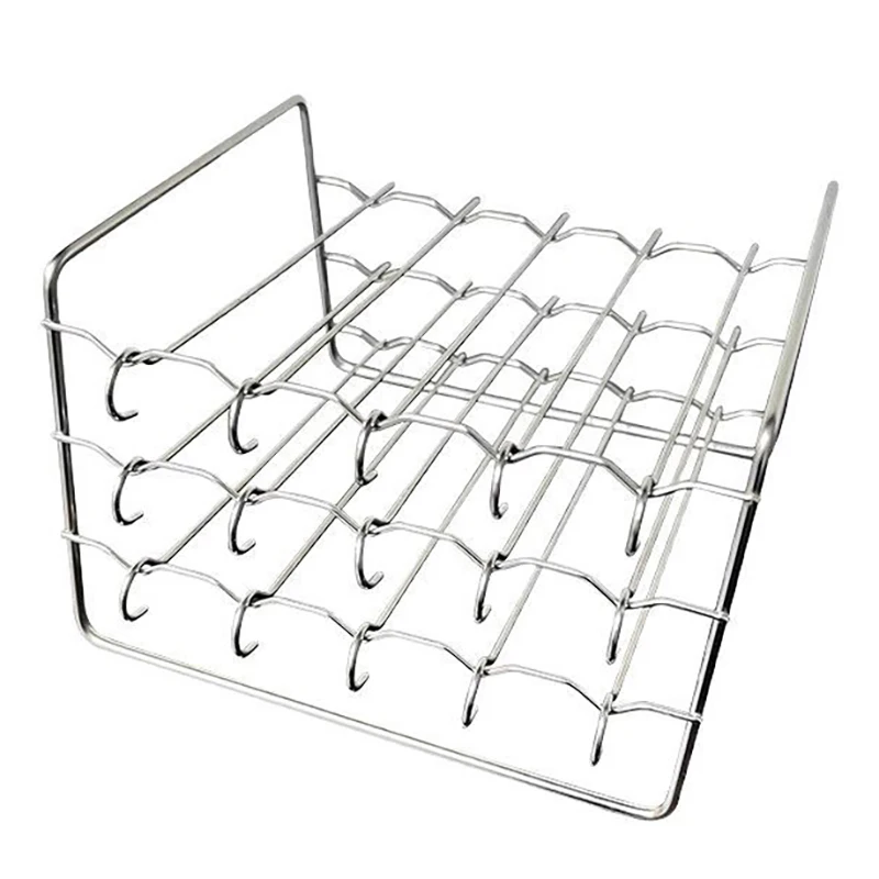 Support de brochette de friteuse à Air Vertical multi-broches en acier inoxydable, support de barbecue, accessoires de friteuse à Air, brochettes pour grillades, outils de cuisine