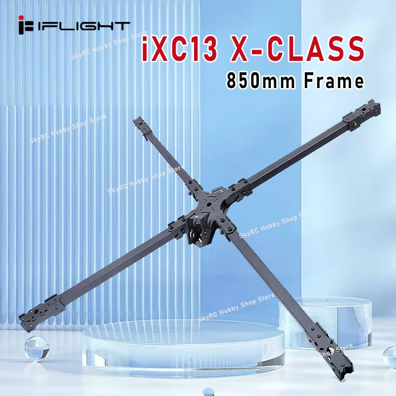 

iFlight iXC13 X-CLASS True X FPV Racing Frame Kit - 6mm Arm 3K Carbon Fiber 850mm Wheelbase RC FPV Accessory