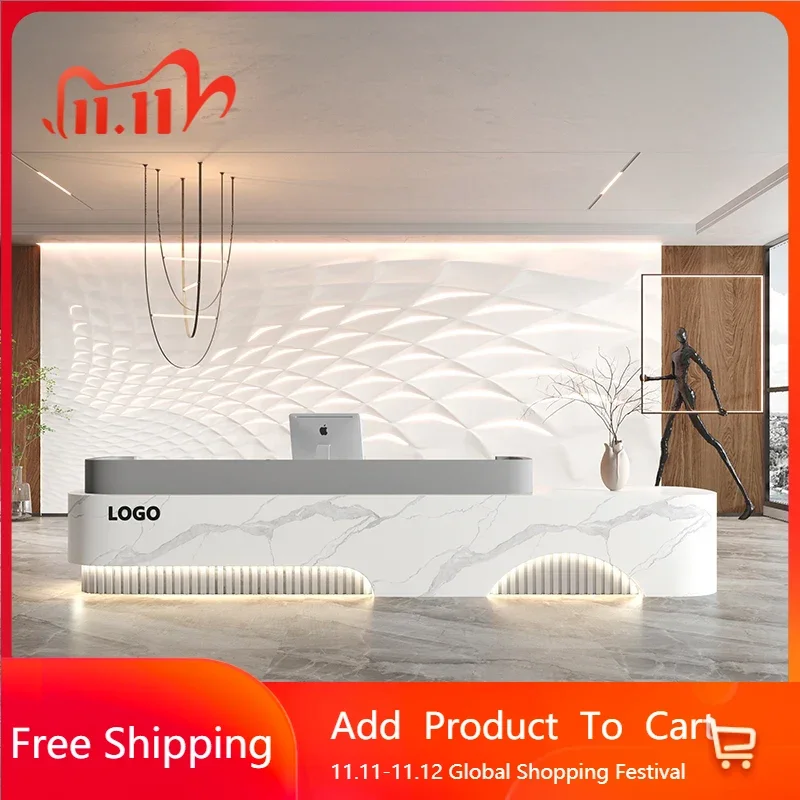 

Japanese Reception Desks Clothing Store Counter Desk Table Coffee Distillation Bellezza Hallway Designer Cash Trendy Furniture